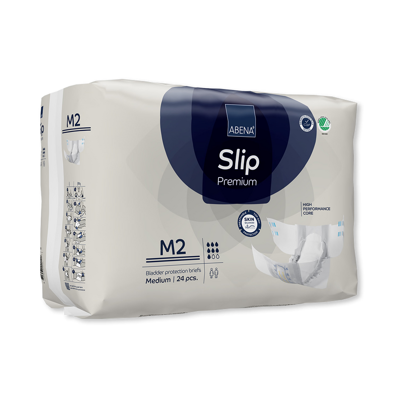 ABENA Slip Premium M2 incontinence briefs 24 pack (British brand)