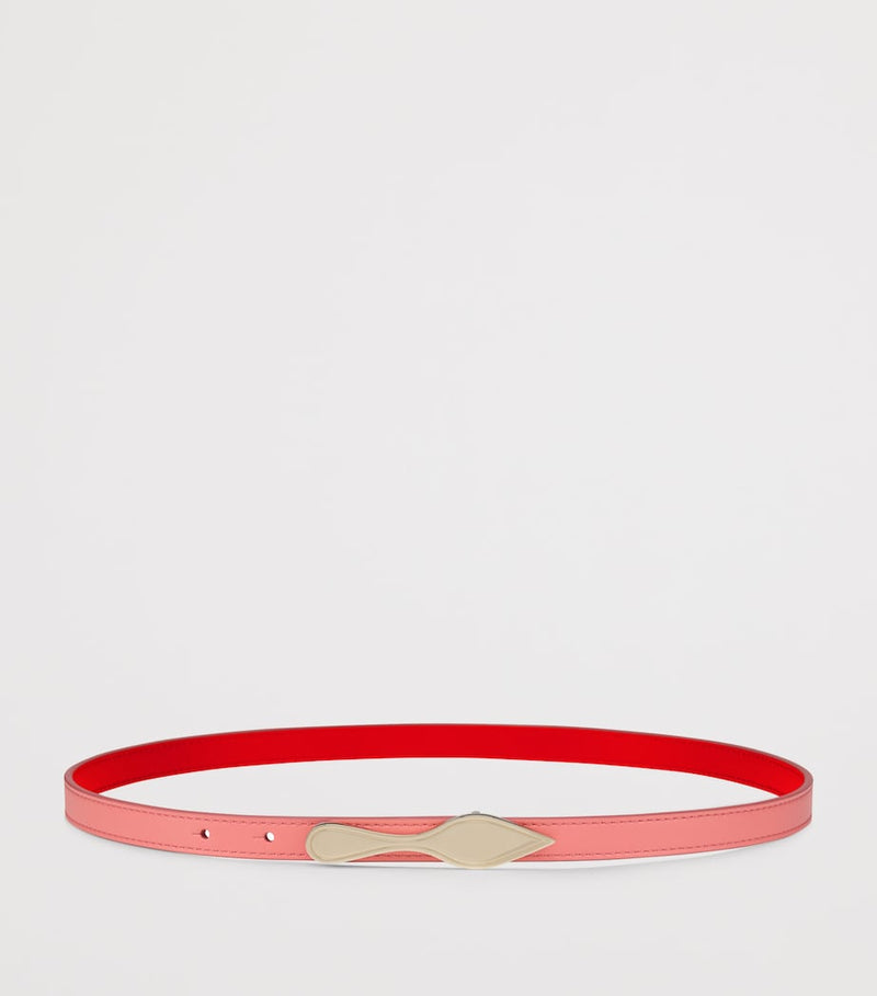 Christian Louboutin Bettina reversible belt calfskin, UK version