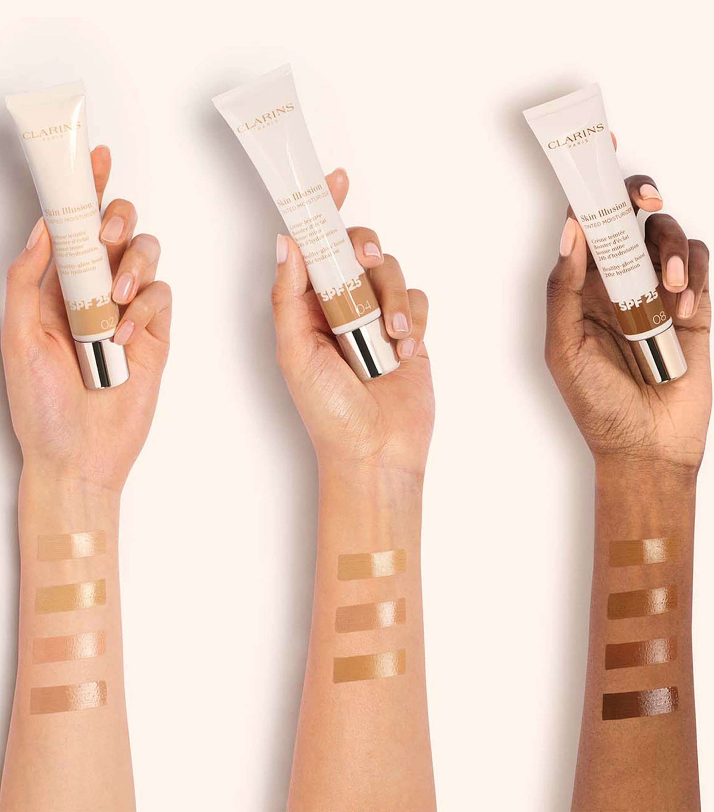 Clarins Skin Illusion Tinted Moisturizer SPF 25 - British product