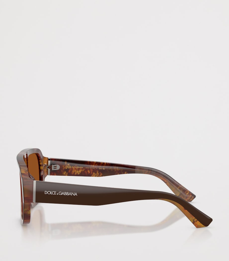 Dolce&Gabbana pilot sunglasses with acetate frame - British product