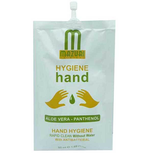 Mazuri Hygenie antibacterial hand sanitizer sachet - British product