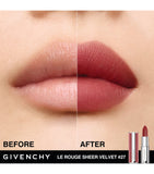 Givenchy Le Rouge Sheer Velvet Refillable Matte Lipstick, UK version