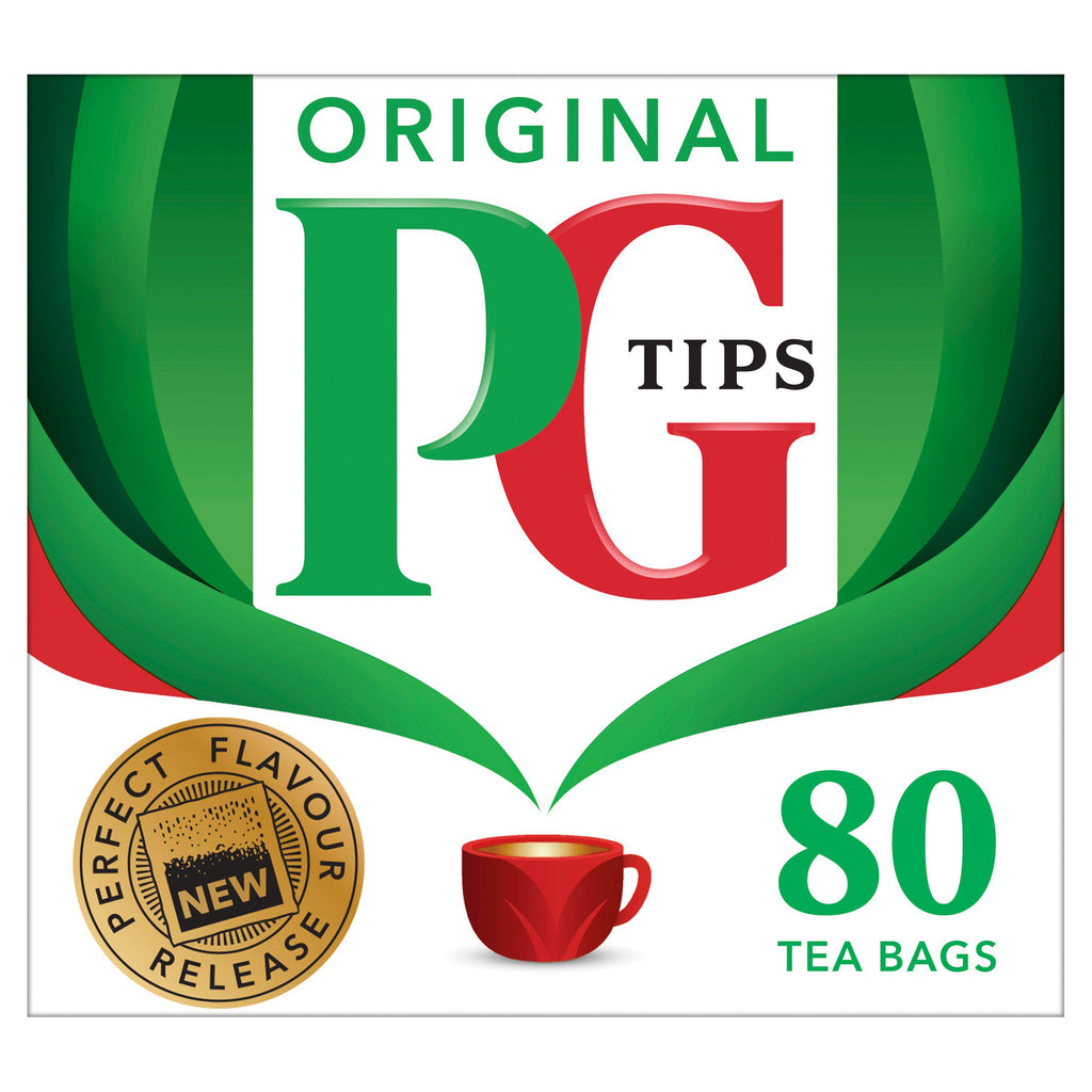 PG tips Original Biodegradable Black Tea Bags x80