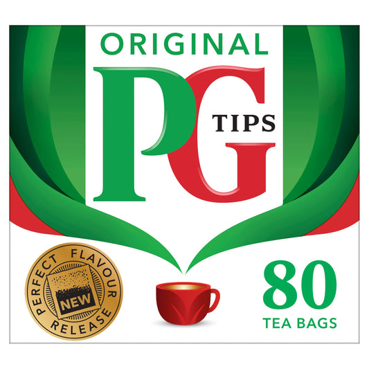 PG tips Original Biodegradable Black Tea Bags x80 GOODS Sainsburys   