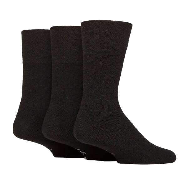 Gentle Grip men's wool boot socks 3 pack (British brand)