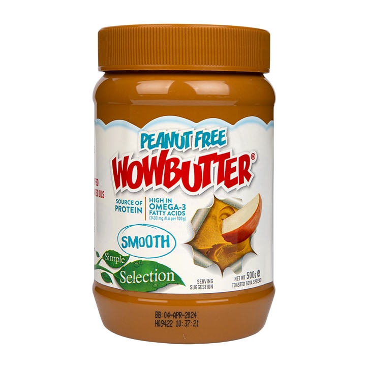 Wowbutter Smooth Toasted Soya Spread 500g Spreads Holland&Barrett Smooth  