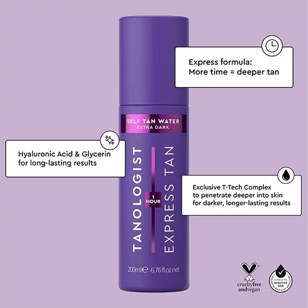 Tanologist self tan water extra dark mist (British brand)