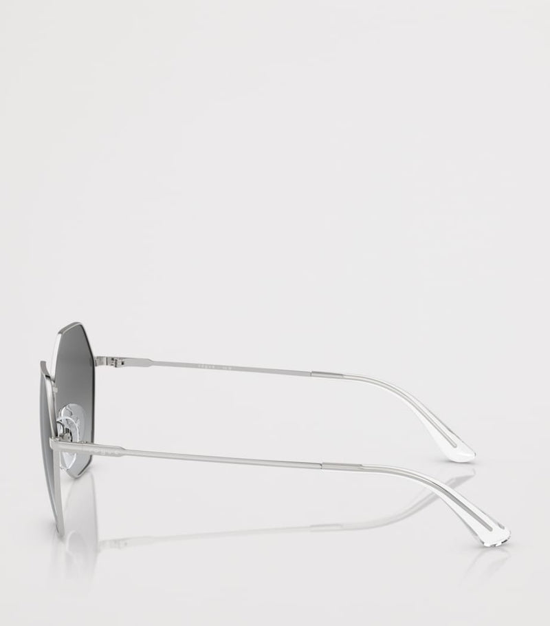 Vogue metal irregular sunglasses gradient lens, UK version
