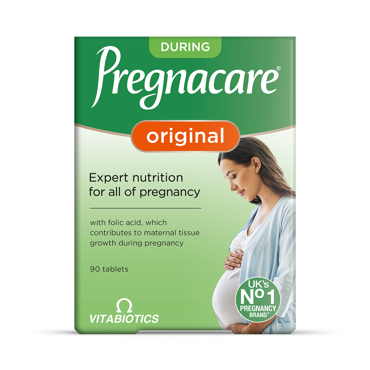 Vitabiotics Pregnacare Original pregnancy multivitamin 90 tablets (British brand)