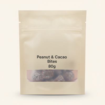Holland & Barrett Peanøtter og kakao biter 80g snack