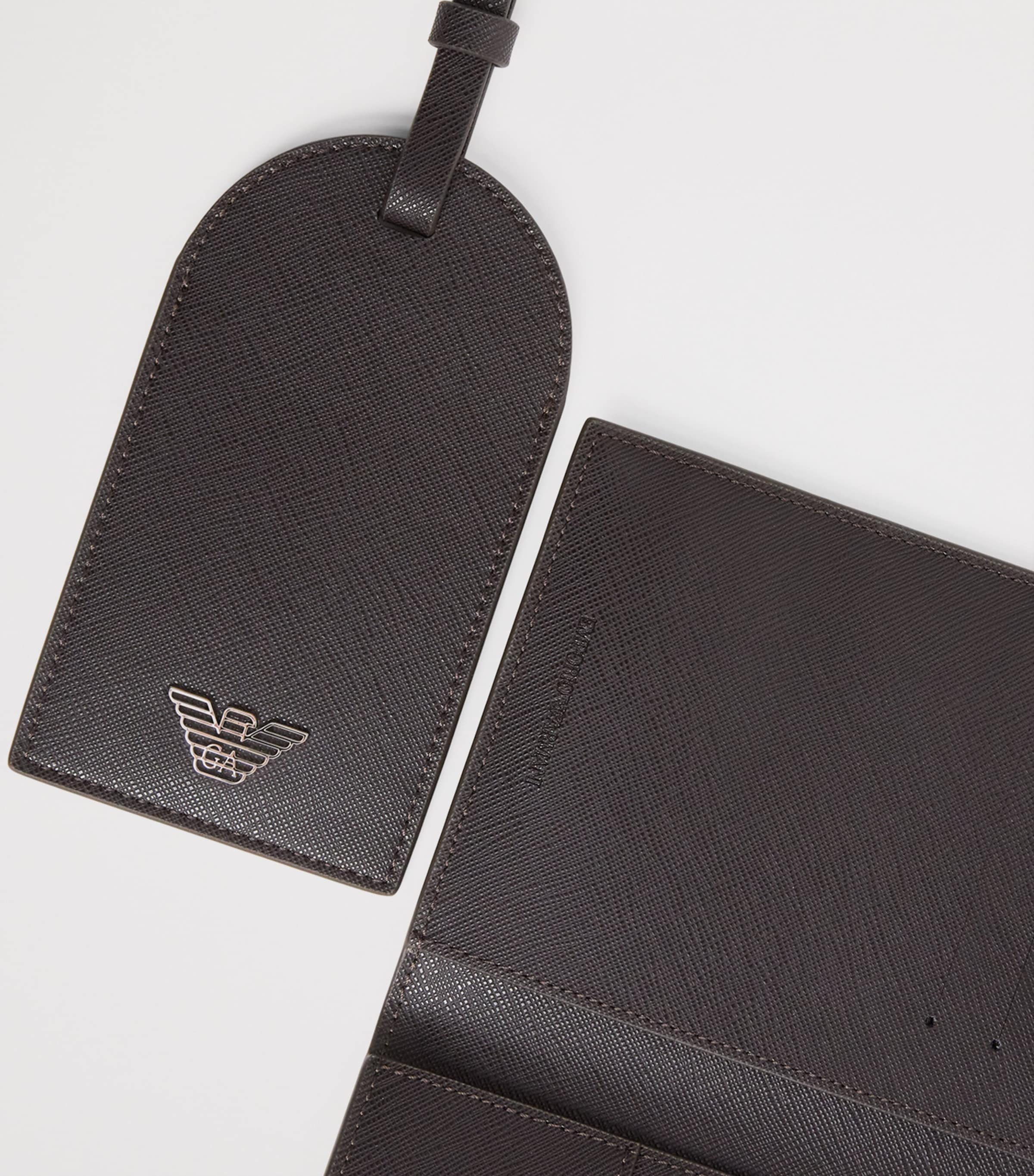 Emporio Armani passport holder and tag set - British product
