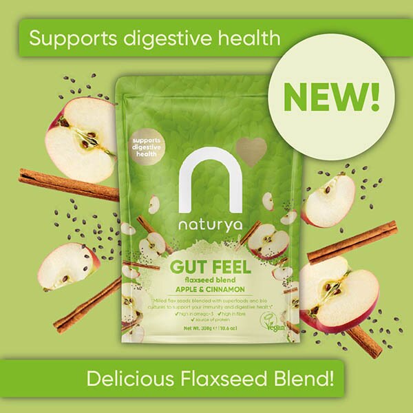 Naturya Gut Feel Flaxseed Blend Apple & Cinnamon 240g