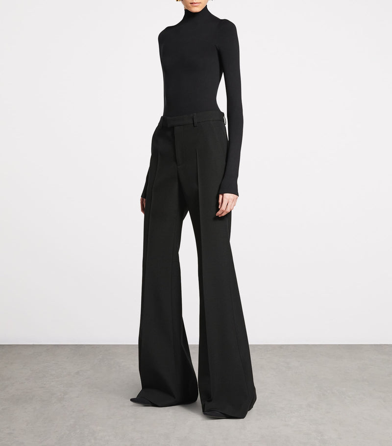 Balenciaga wool flared trousers - British product