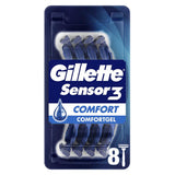 Gillette Sensor3 Comfort, Disposable Razors For Men, -Pack Razors GOODS Boots   