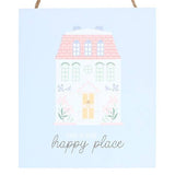 Something Different Happy Place hanging sign MDF 22.5cm (British brand)