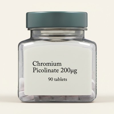 Holland & Barrett Holland & Barrett Chromium Picolinate 200ug Supplement Tablets 90 Pack- Buy online at McGrocer