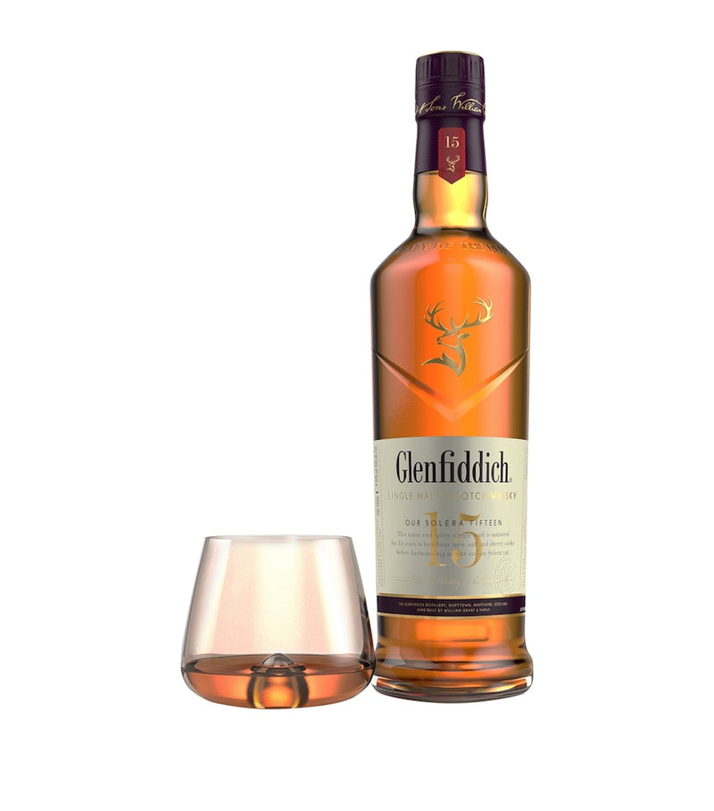 Glenfiddich 15 Year single malt whisky 70cl - British product