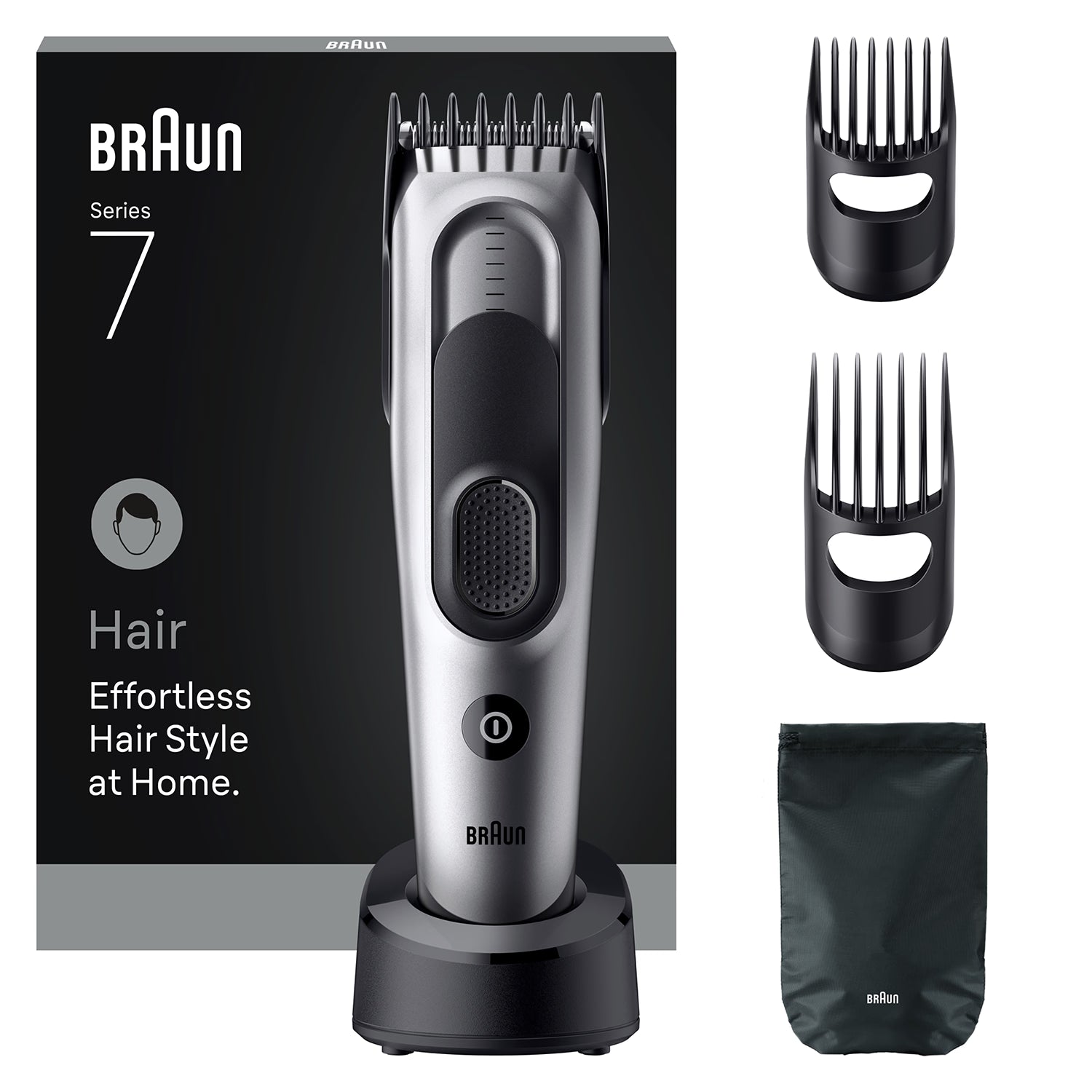 Braun Series 7 hair clipper HC7590 grey - British product