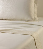 Yves Delorme Leopard Super King flat sheet 270cm x 295cm (British brand)