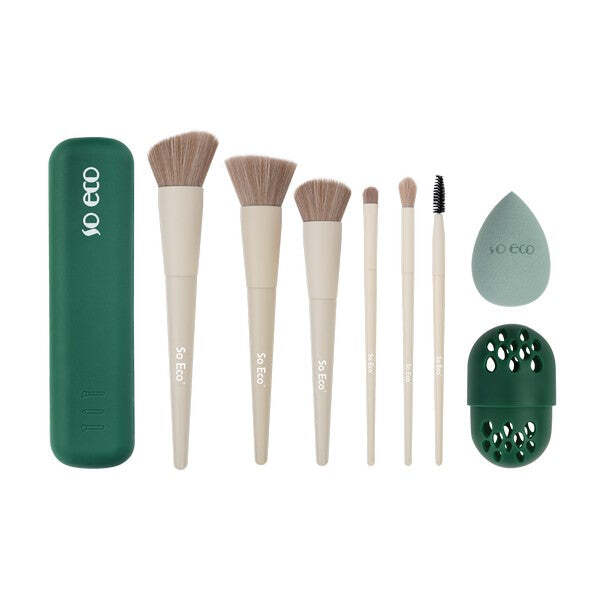 So Eco all-in-one beauty set with brushes and sponge (British brand)