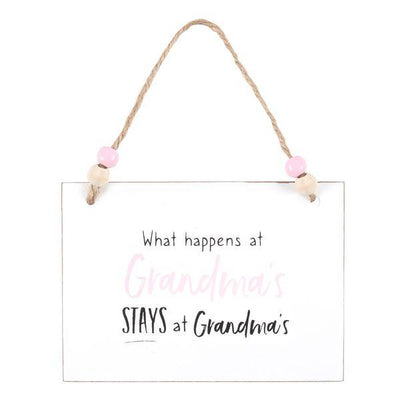 Superdrug Something Different What Happens At Grandma's Hanging Sign- Buy online at McGrocer