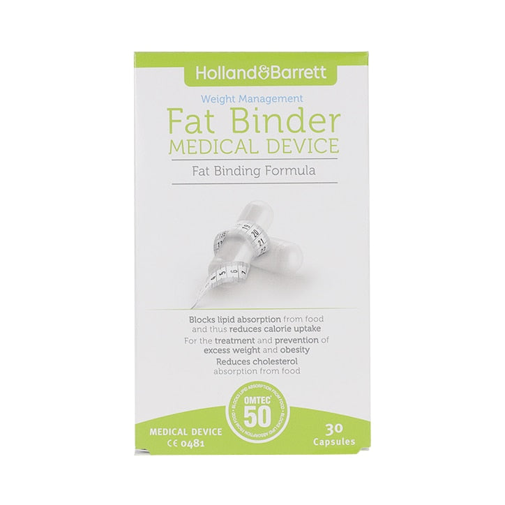 Holland & Barrett Fat Binder 15 Day Supply 30 Capsules Fat Binders Holland&Barrett   