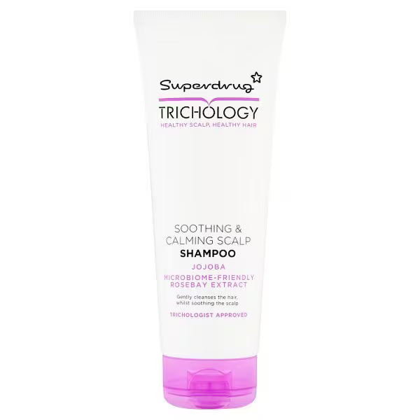 Superdrug Trichology oily scalp shampoo 250ml bottle (British brand)