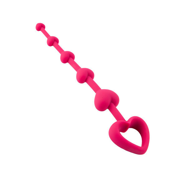 Ann Summers Lovers Heart Beads silicone anal toy - British product