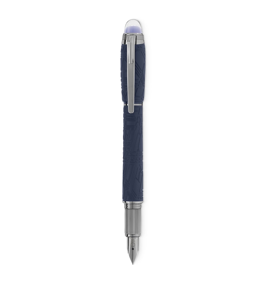 Montblanc Starwalker SpaceBlue fountain pen, imported from the UK