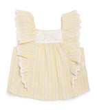 Louise Misha cotton stripe Gia blouse for children 3-10 years, UK version