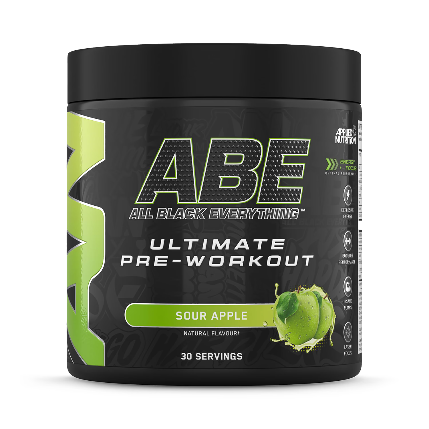 Applied Nutrition ABE pre-workout sour apple 375g - British product