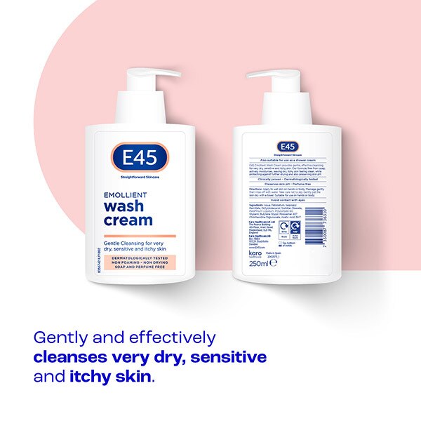 E45 Emollient Wash Cream 250ml GOODS Superdrug   