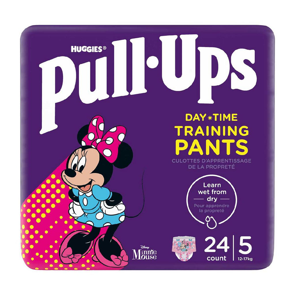 Huggies Pull-Ups Explorers, Girl, Size 1.5-3 Years, Nappy Size 4-5+, 24 BIG KID Pants