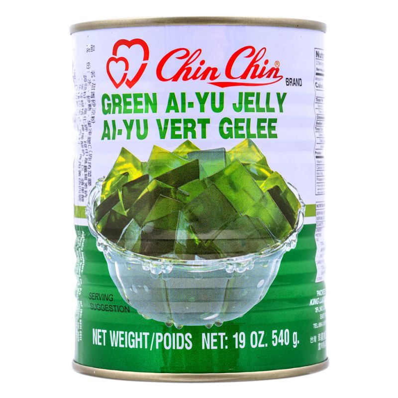 Chin Chin green ai-yu jelly dessert treat, UK version