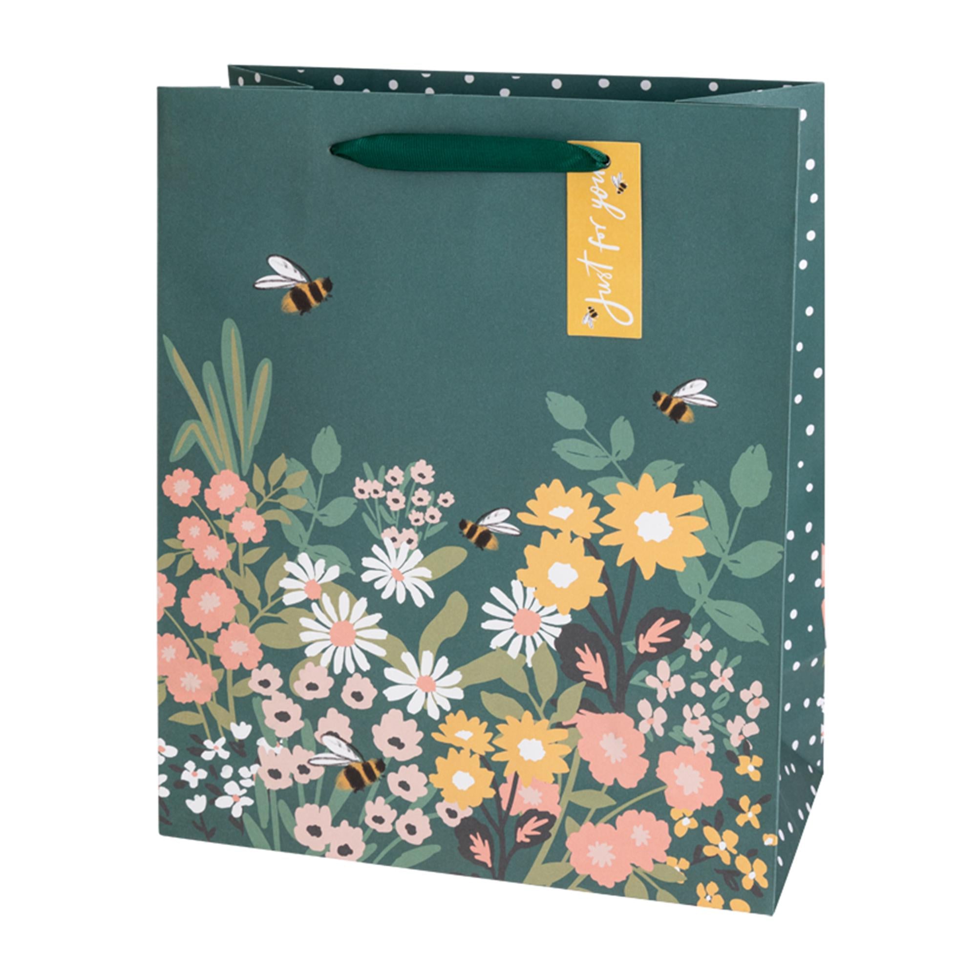 Sainsbury's Home Ditsy Floral Large Present Gift Bag Birthday Celebration GOODS Sainsburys   