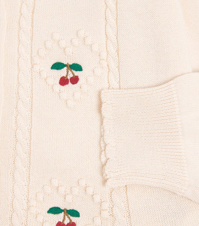 Konges Sløjd Bio-Baumwolle Soleil Strickjacke Kinderstrickjacke 12 Monate - 10 Jahre
