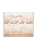 Cartier cashmere Reflecting Panthère de Cartier blanket 190cm x 140cm - British product
