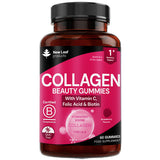 New Leaf strawberry collagen gummies 60 count, imported from the UK