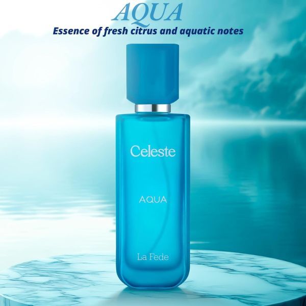Khadlaj perfume La Fede Celeste Aqua 100ml EDP (British brand)