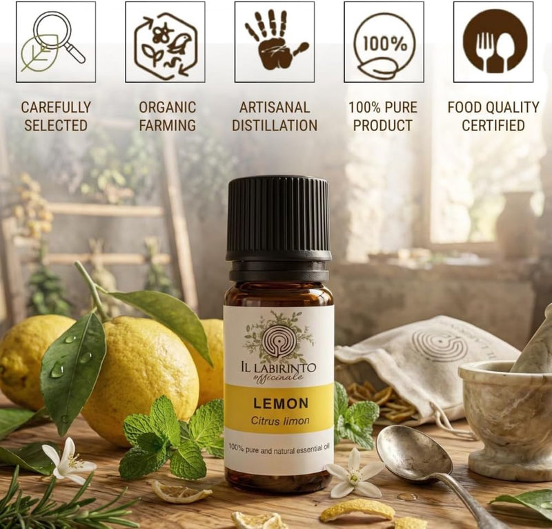 Il Labirinto Officinale lemon essential oil 10ml - British product