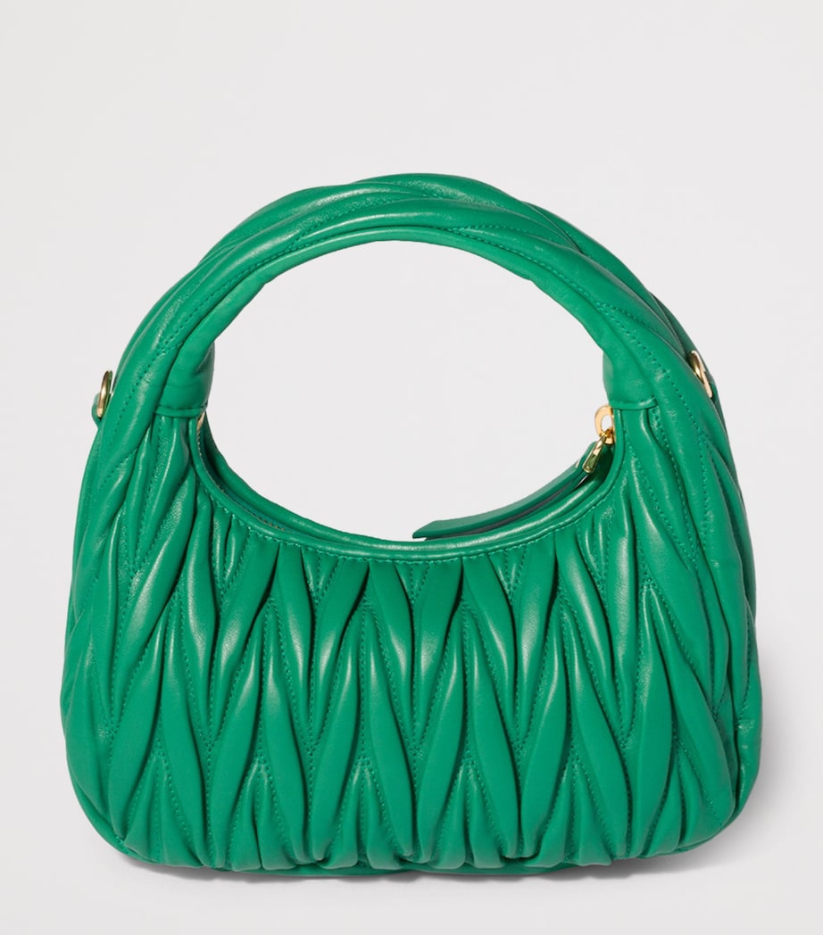 Miu Miu matelassé leather Wander top-handle bag (British brand)