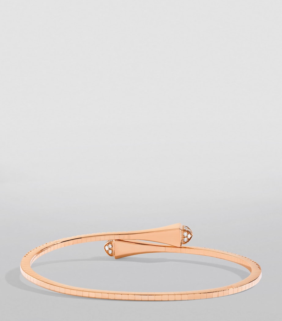 Marli New York Rose Gold Diamond Cleo Slim Bracelet, UK version