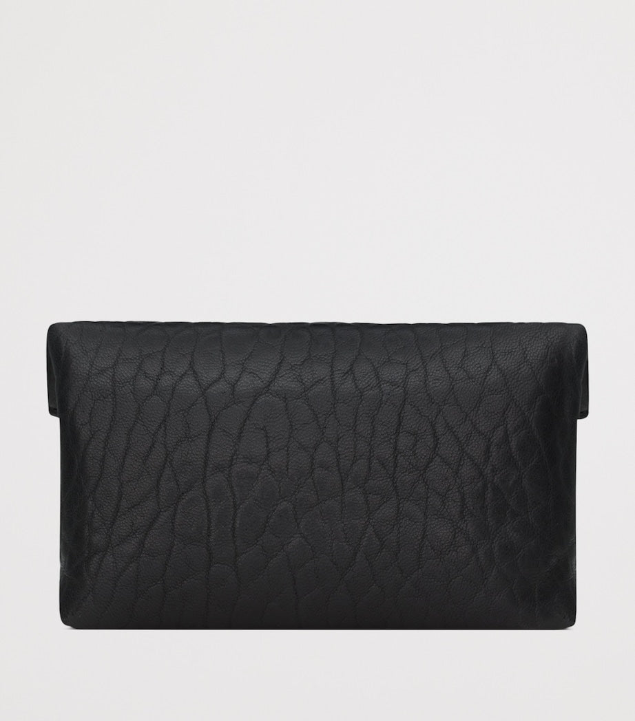 Saint Laurent envelope card holder croc-embossed leather, UK version