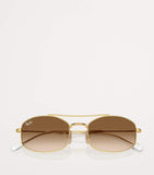Ray-Ban metal RB3719 sunglasses with double bridge - British product