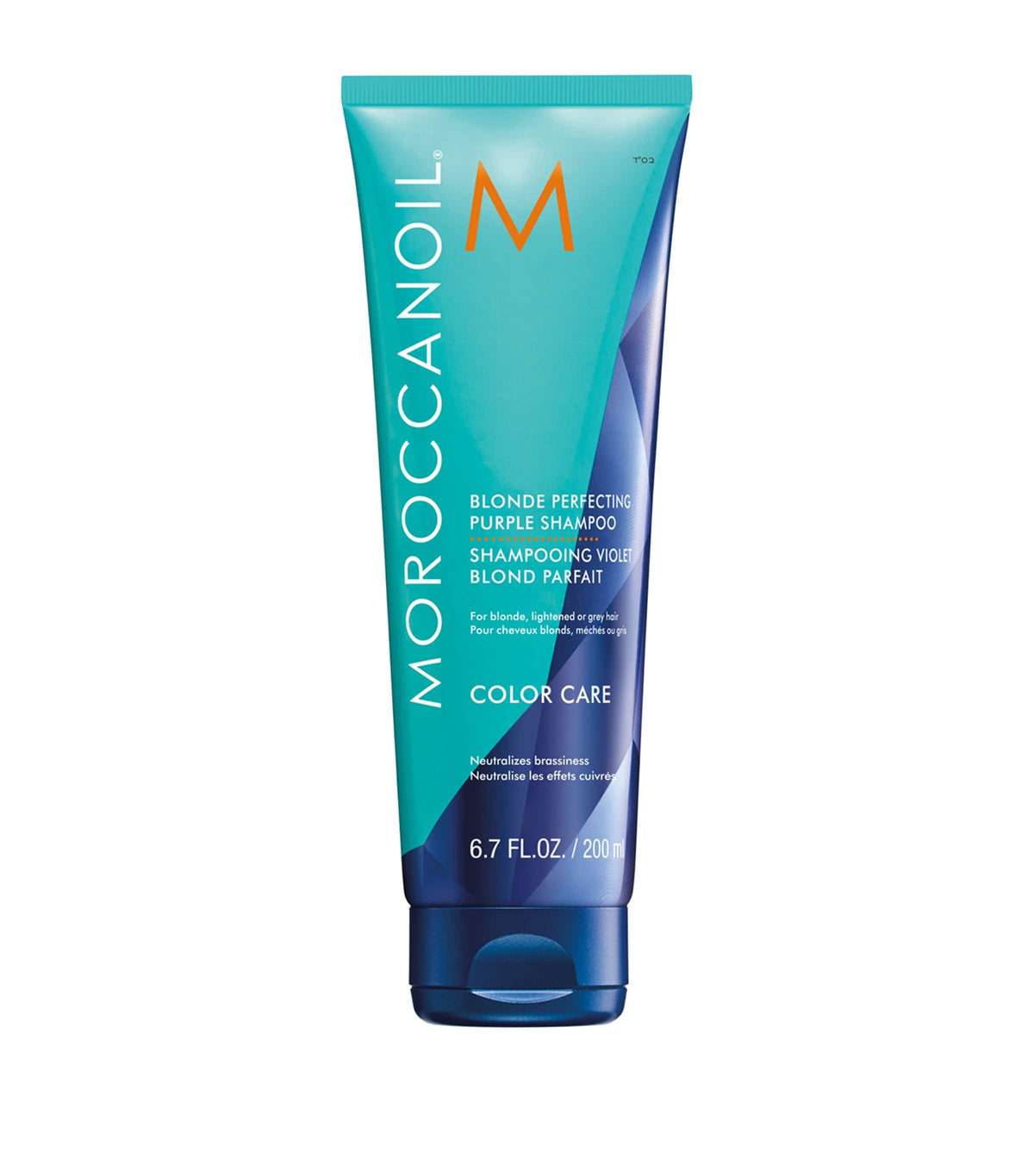 Moroccanoil blonde perfecting purple shampoo 200ml, imported from the UK
