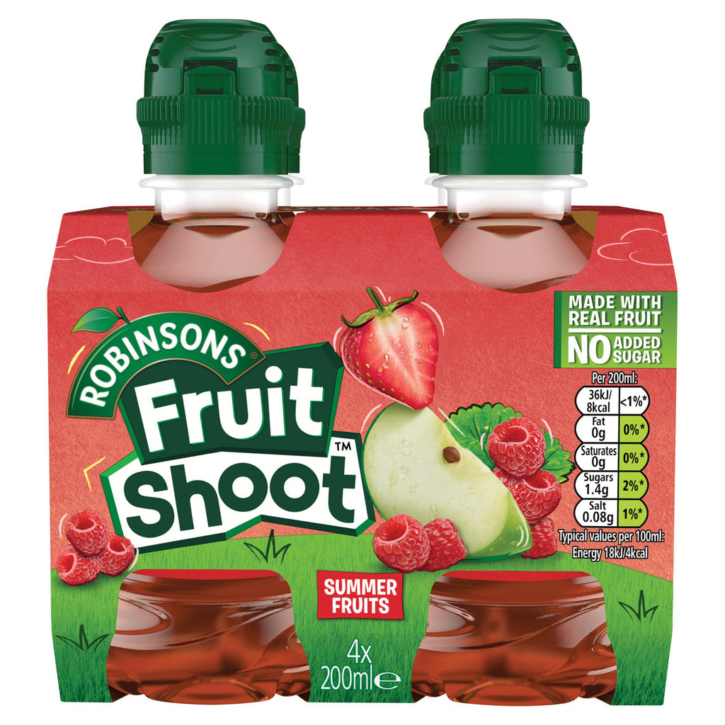 Fruit Shoot Summer Fruits Kids Juice Drink 4x200ml