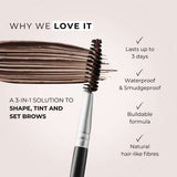 Wunderbrow Black Brown eyebrow gel, imported from the UK