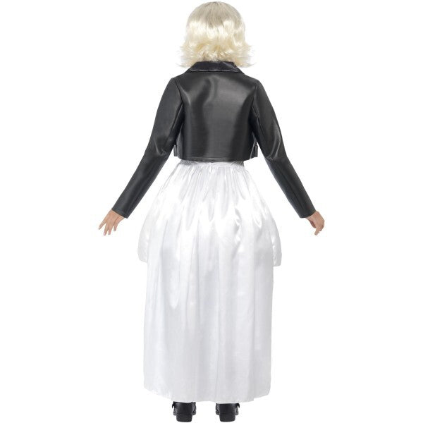 Smiffys Bride of Chucky costume white jacket dress choker, UK version