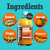 Unrooted energy dosing bottle Punchy Turmeric & Ginger 420ml, imported from the UK