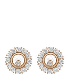 Chopard stud earrings Happy Diamonds twirling diamonds (British brand)